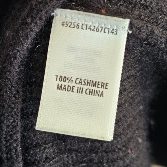 ST John Black Cashmere High Neck Sweater Sz S - Picture 8 of 11